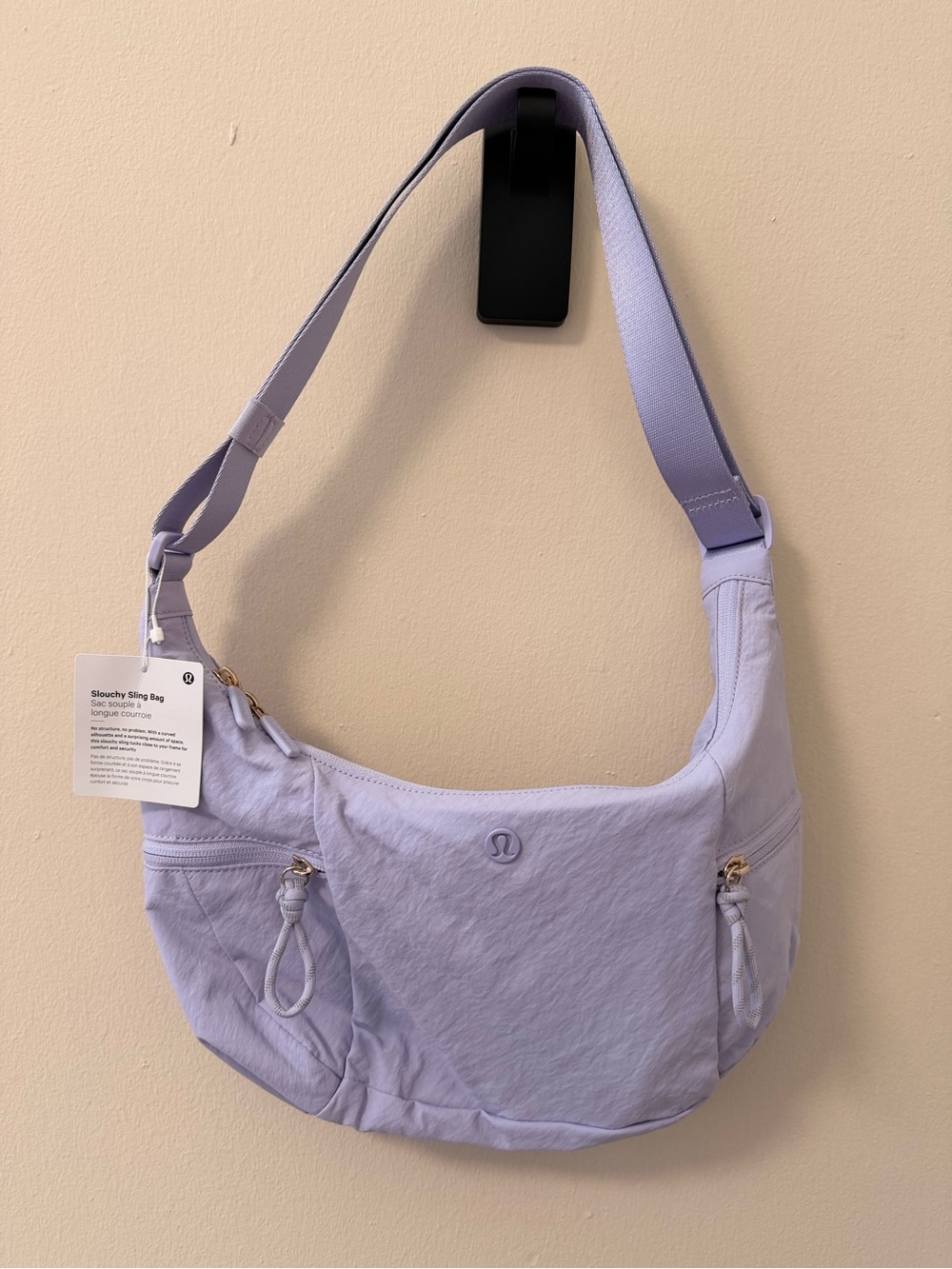 lululemon athletica Lavender Slouchy Sling Bag
